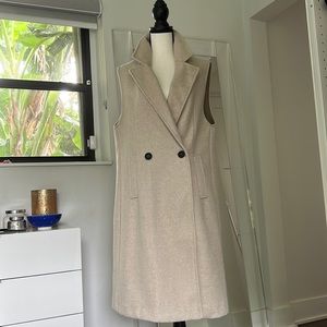 ZARA Collared Sleeveless Jacket EUC